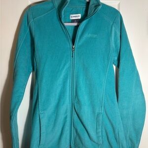 Magellan Blue Fleece Zip Up Jacket Size M‎ Womens Polyester